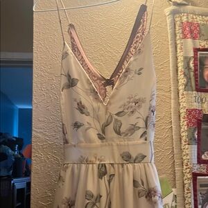 Floral Spaghetti Strap Dress